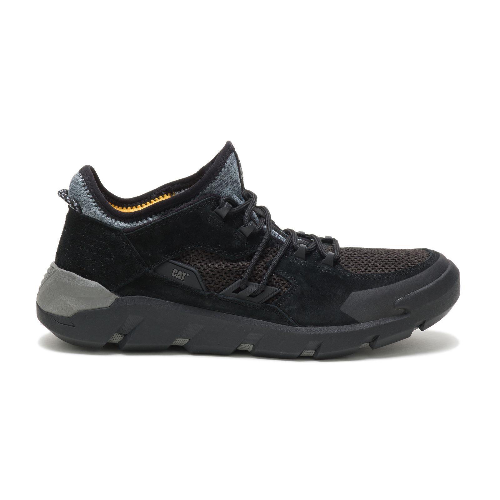 Men's Caterpillar Crail Trainers Black Ireland EGLO12865